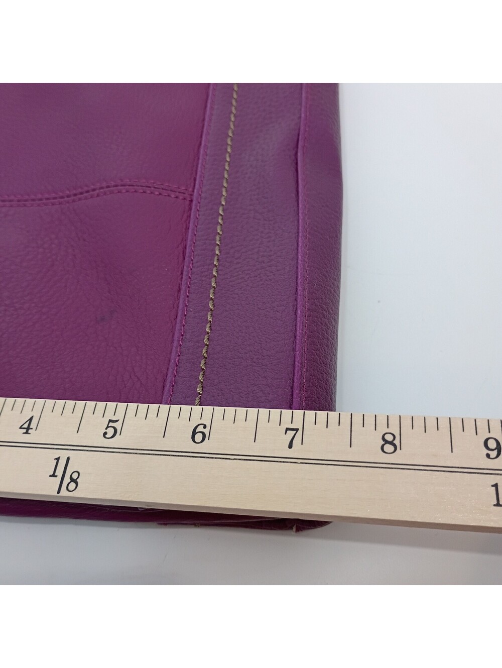The Sak Y2K  Shoulder Crossbody Purse Bag Fuscia Pink Leather - Picture 10 of 11